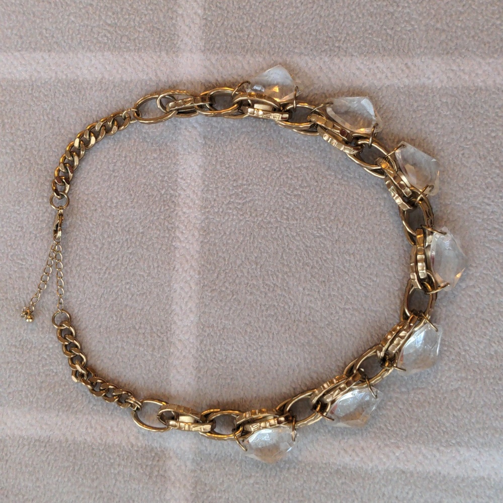 Gold Toned Chunky Necklace